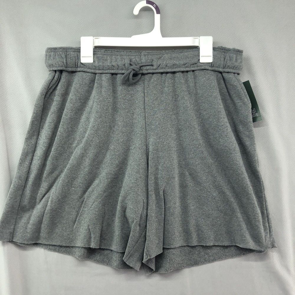 New Wild Fable Solid Gray Stretch Comfy Shorts Size XL Shorts Women Casual
